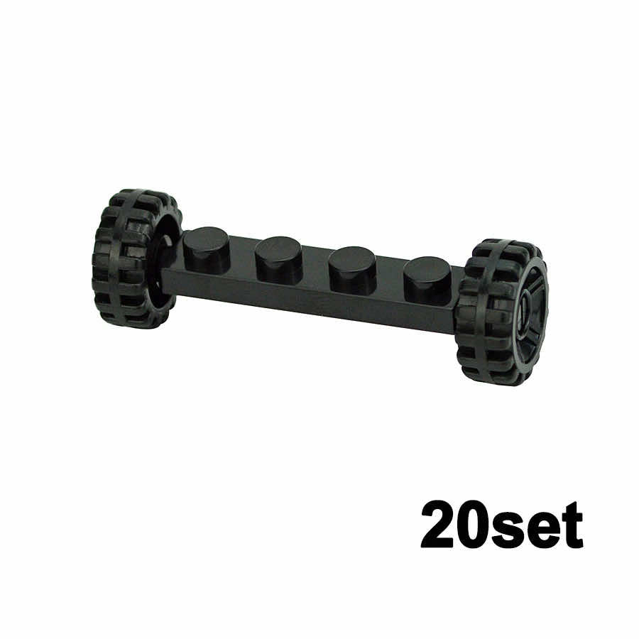 Wheel Axles Pack Car Tires Shaft Plate for Lego Kit Building Blocks Set DIY - - The Drift Art Co.