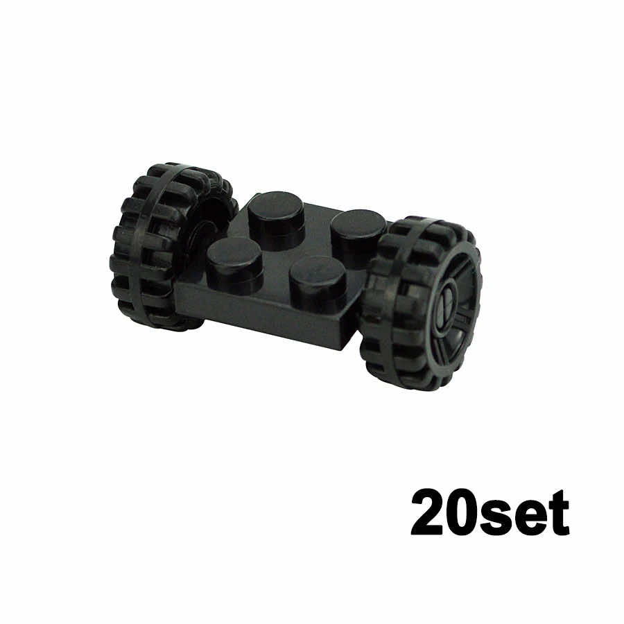 Wheel Axles Pack Car Tires Shaft Plate for Lego Kit Building Blocks Set DIY - - The Drift Art Co.