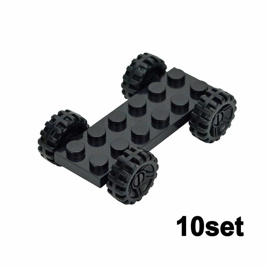 Wheel Axles Pack Car Tires Shaft Plate for Lego Kit Building Blocks Set DIY - - The Drift Art Co.