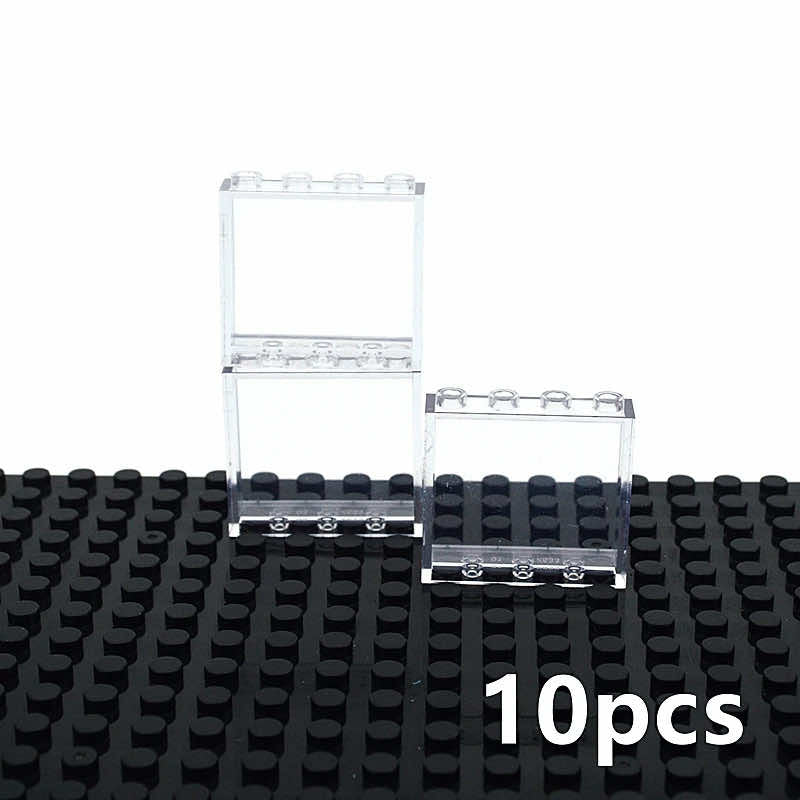 Window Frame Glass Transparent House Parts for Lego Sets Building Block Sets DIY - - The Drift Art Co.