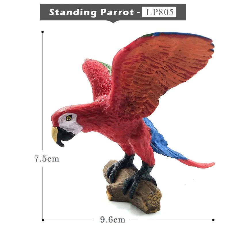 1pc Simulation turkey bird Chicken Farm Animal Miniature Art Toy Figure Doll