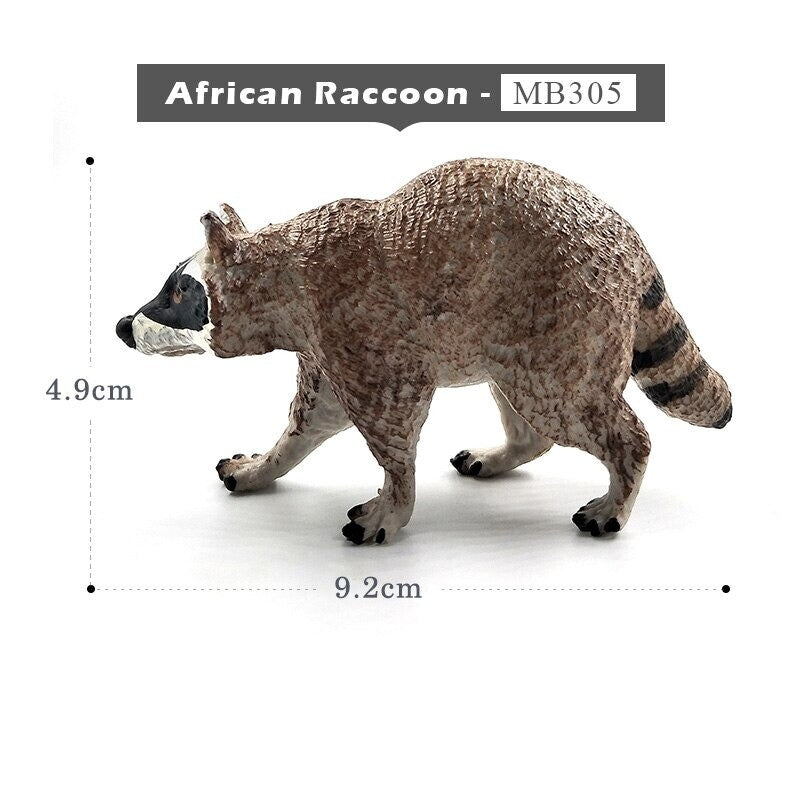 1pc Ostrich Meerkat Okapi Swan Crocodile Animal Miniature Art Toy Figure Doll