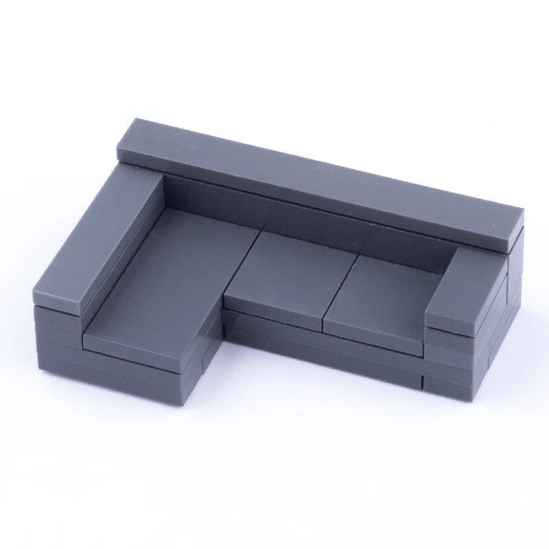 MOC City House Furniture Piano TV Sofa Parts for Lego Sets Building Blocks Set