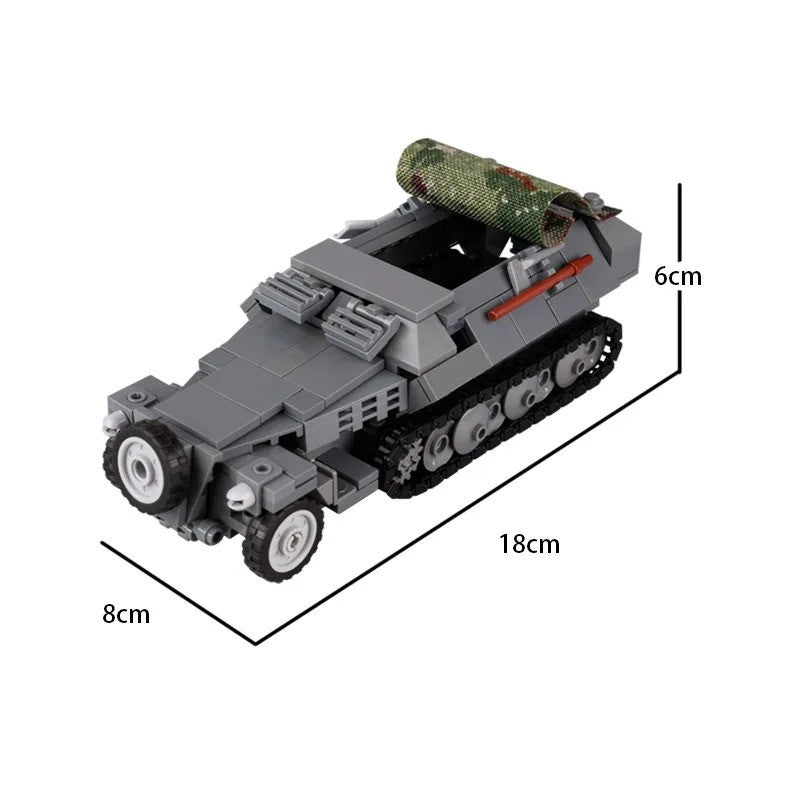 WW2 Military Tank Army Soldier Vehicle Car For LEGO Building Blocks Brick Toy