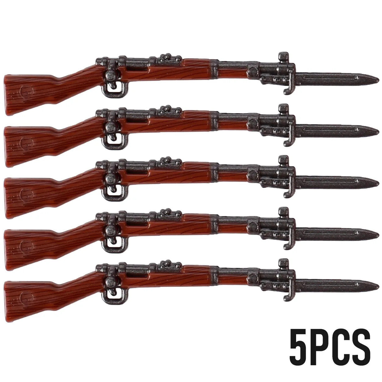 Military Soldier MOC WW2 Gun Arms 98K PPSH For LEGO Building Blocks Brick Toy