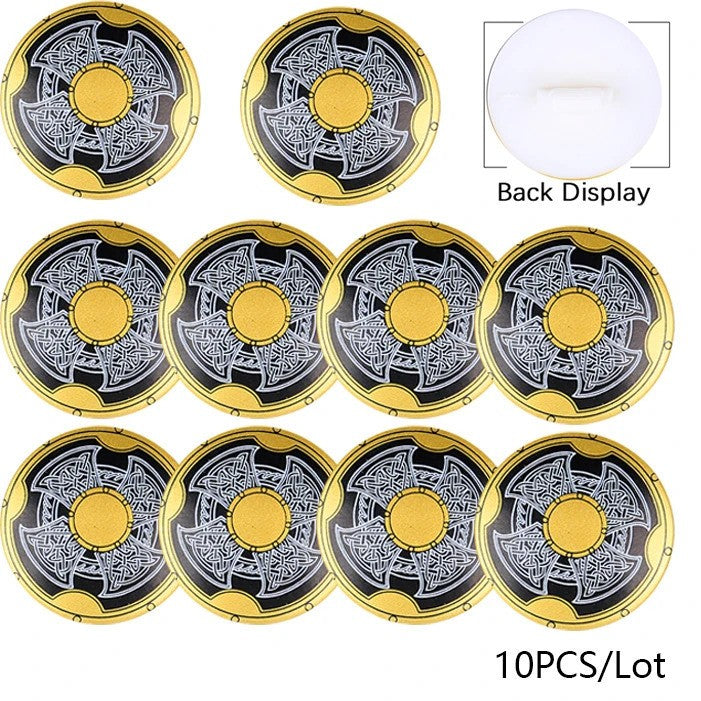 Medieval Military Knights Shields Middle Age For LEGO Building Blocks Brick Toy