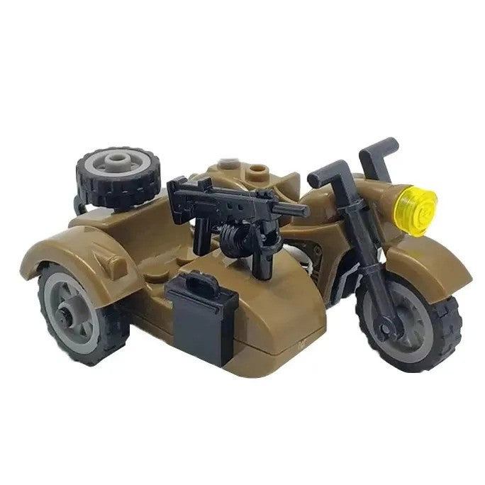 Military Oil Drum Fuel Tank Army War Scene For LEGO Building Blocks Brick Toy