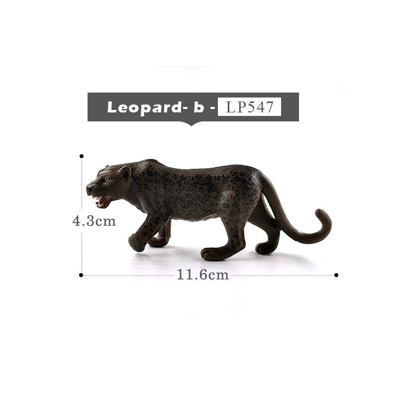 1pc Wolf Deer Leopard Alpaca Koala Antelope Animal Miniature Art Toy Figure Doll