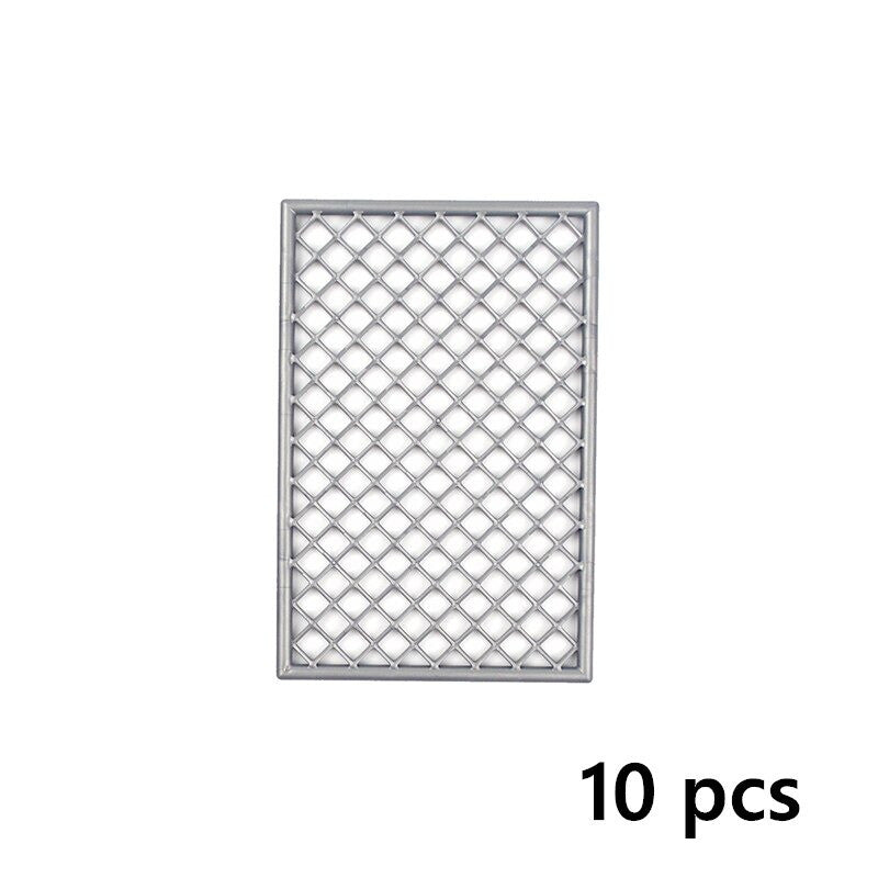 Military Base Barbed wire Fence Army Isolation Figures Building Blocks Toy DIY