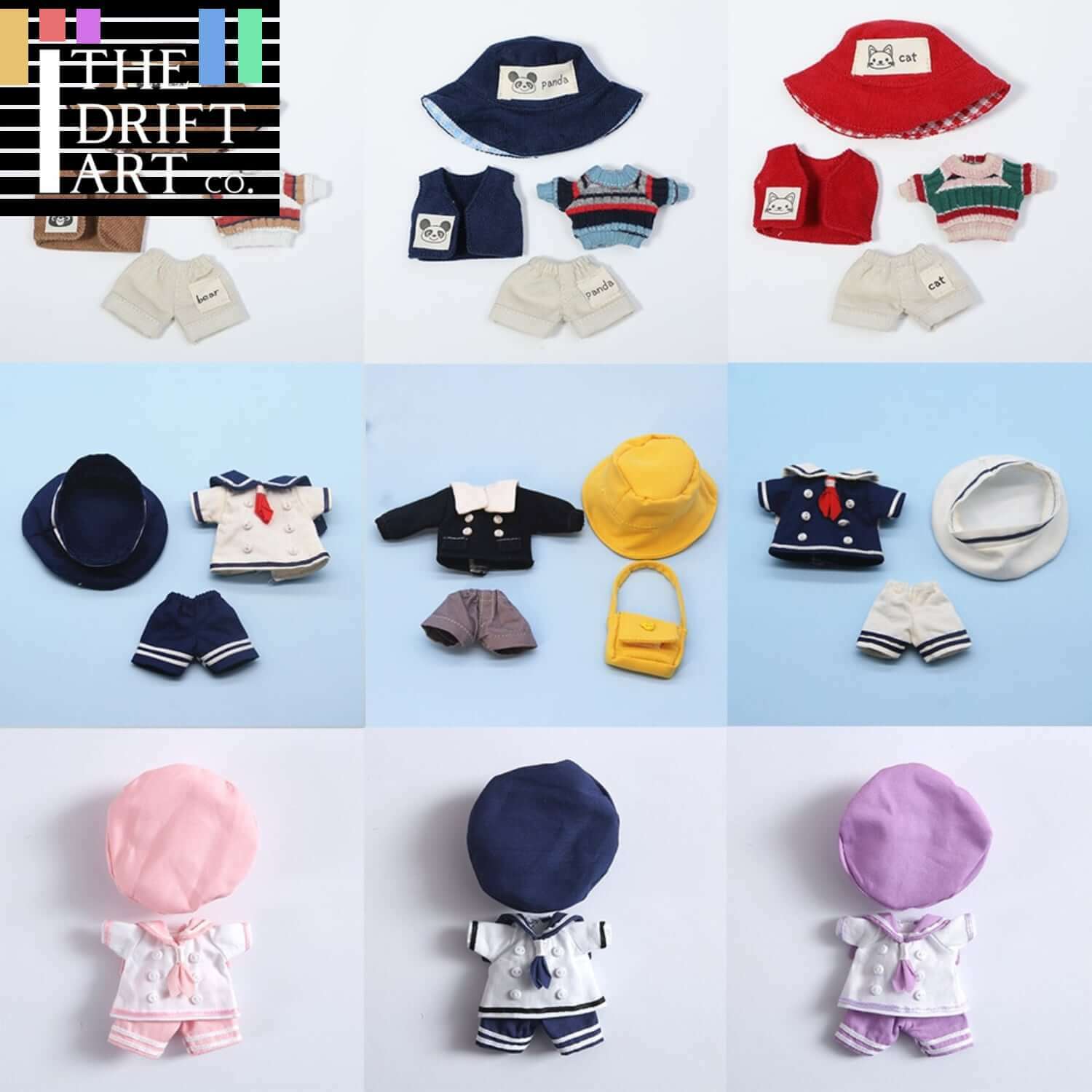 Clothes - Sailor suit Accessories For 1:12 BJD doll OB Obitsu 11 Ymy Doll Toy