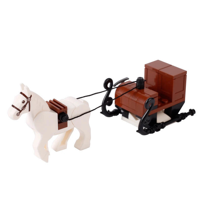 MOC Medieval Military Castle Siege Weapons War Army Knights For LEGO Building Blocks Set