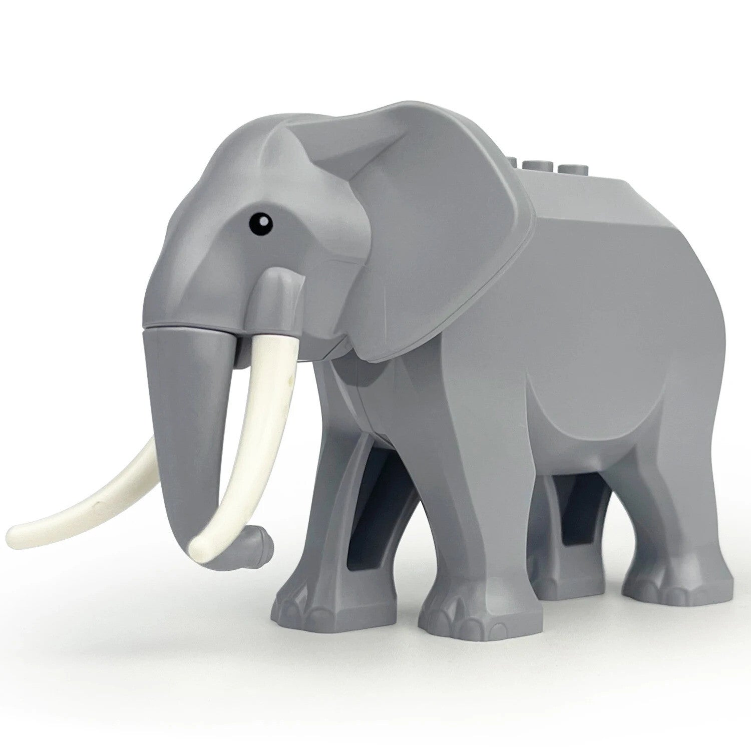 1pc MOC Elephant City Short Long Tusk Animals for LEGO Building Blocks Sets DIY