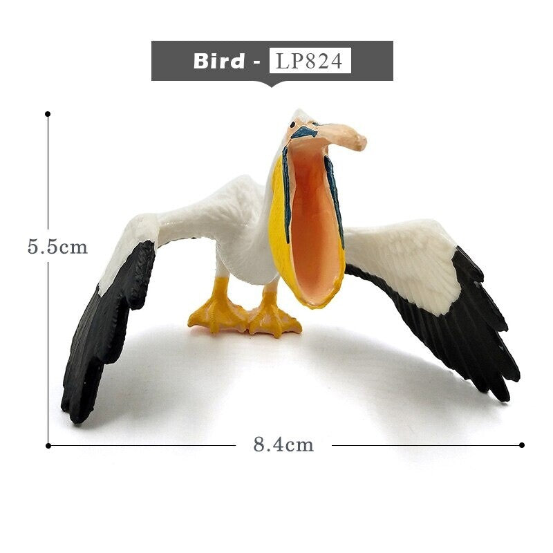 1pc Simulation turkey bird Chicken Farm Animal Miniature Art Toy Figure Doll