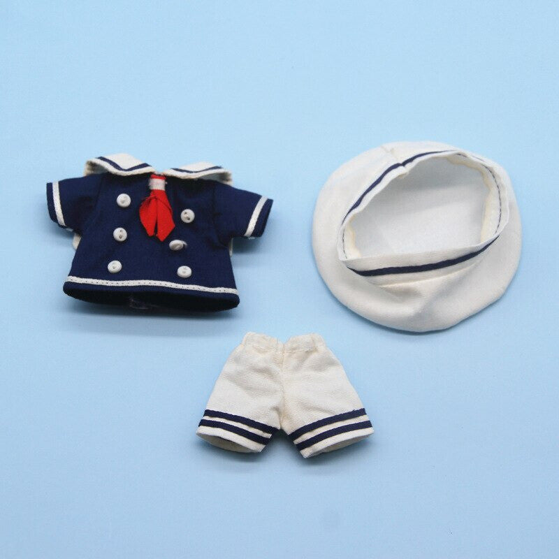 Clothes - Sailor suit Accessories For 1:12 BJD doll OB Obitsu 11 Ymy Doll Toy