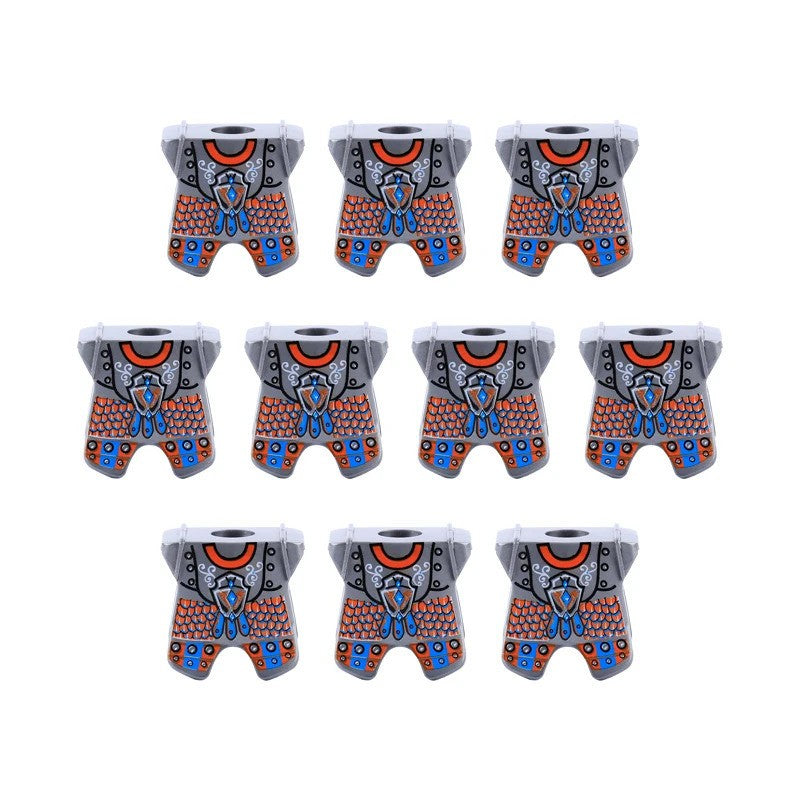 Medieval Military Knights Wolf Shield Armor For LEGO Building Blocks Brick Toy