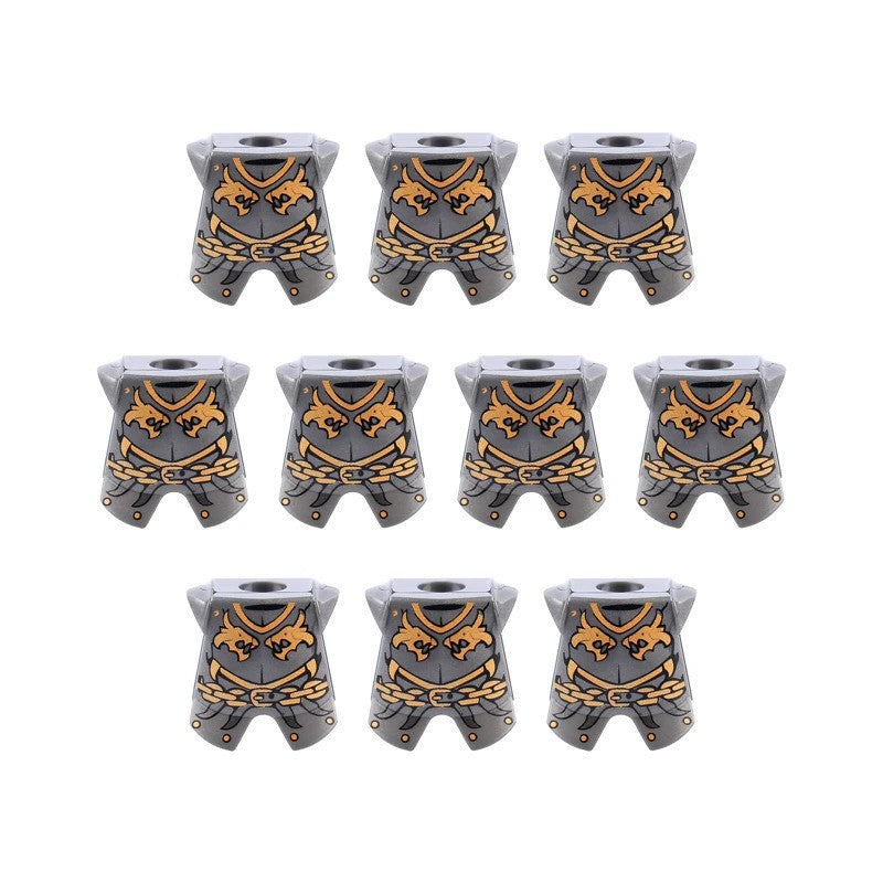 Medieval Military Knights Wolf Shield Armor For LEGO Building Blocks Brick Toy