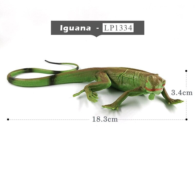 1pc Lizard Centipede Snake Squirrel Jungle Animal Miniature Art Toy Figure Doll