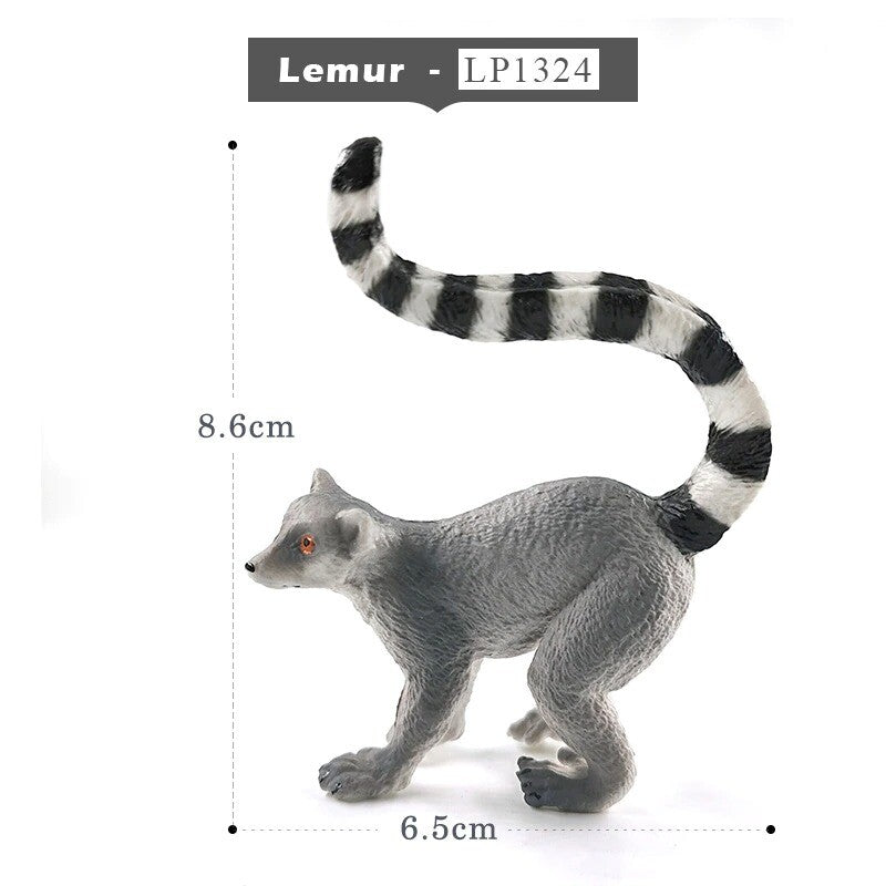 1pc Lizard Centipede Snake Squirrel Jungle Animal Miniature Art Toy Figure Doll