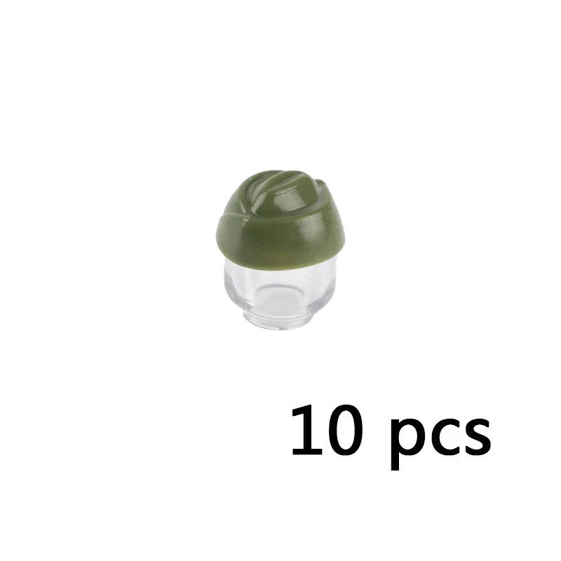 10pcs Military Soldier Trooper Helmet Hat Mask For LEGO Building Block Brick Toy