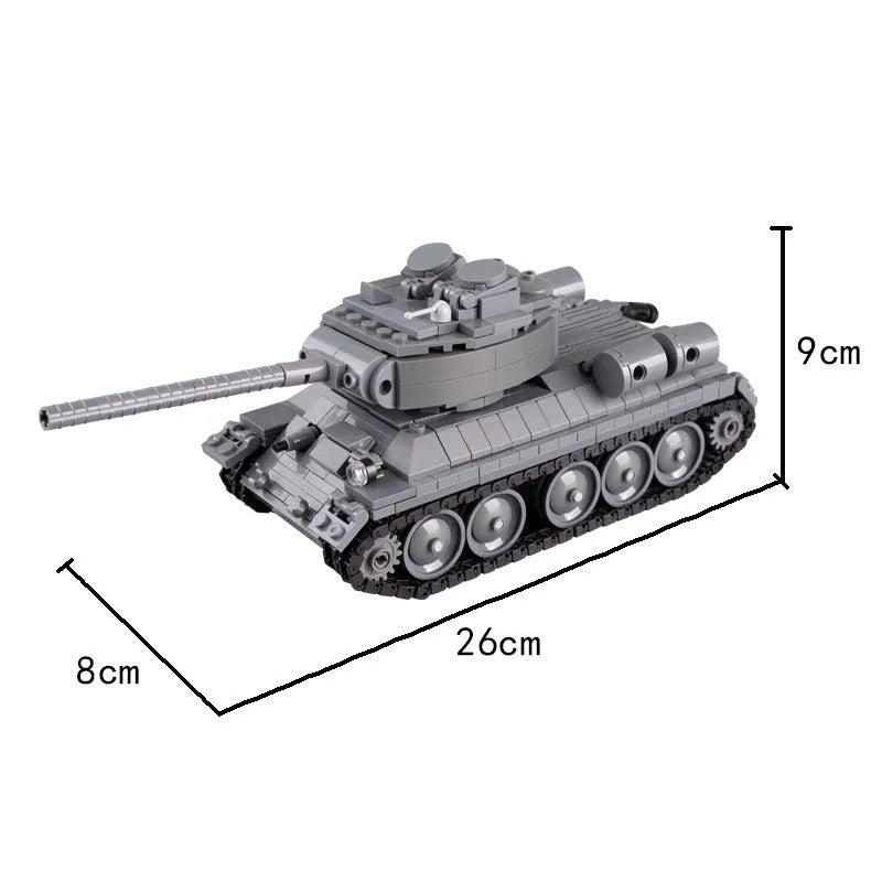 WW2 Military Tank Army Soldier Vehicle Car For LEGO Building Blocks Brick Toy