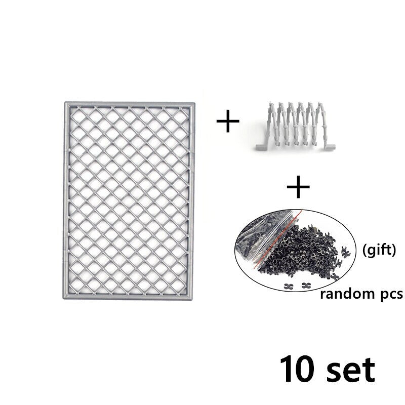 Military Base Barbed wire Fence Army Isolation Figures Building Blocks Toy DIY