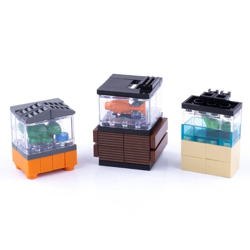 MOC City House Furniture Piano TV Sofa Parts for Lego Sets Building Blocks Set
