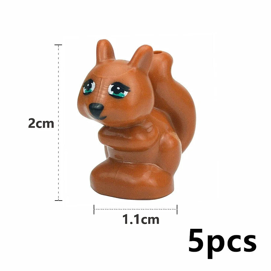 City Animals Cute Dog Sheep Chicken goat pig Cow for LEGO Building Blocks Sets