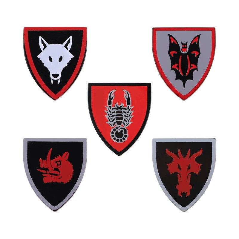 Medieval Military Knights Wolf Shield Armor For LEGO Building Blocks Brick Toy