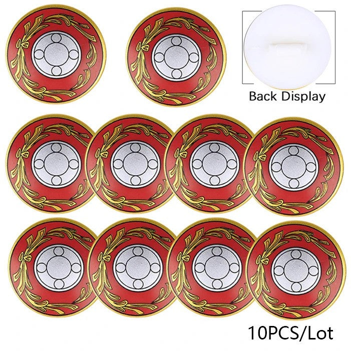 Medieval Military Knights Shields Middle Age For LEGO Building Blocks Brick Toy