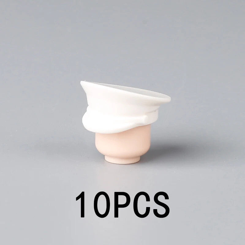 10pcs Military Soldier Trooper Helmet Hat Mask For LEGO Building Block Brick Toy