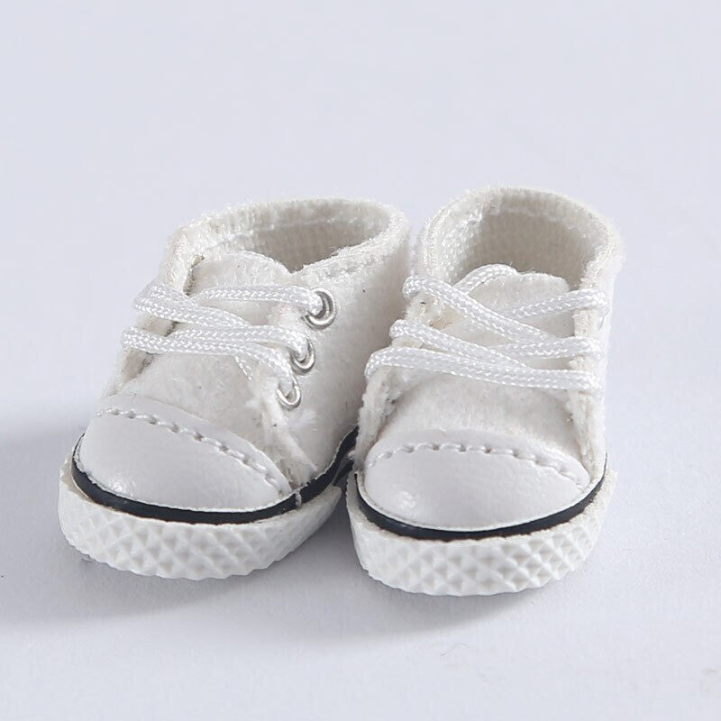 Accessories - Casual canvas Laces shoes For 1:12 BJD doll OB Obitsu 11 Ymy Toy