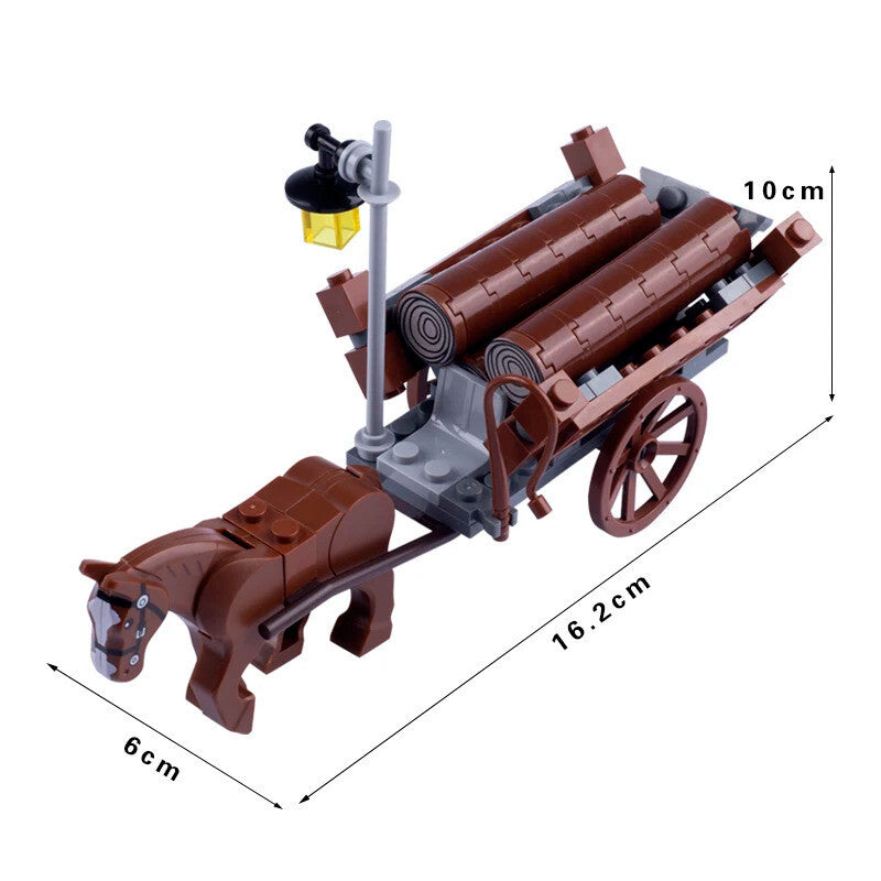 MOC Medieval Military Castle Siege Weapons War Army Knights For LEGO Building Blocks Set