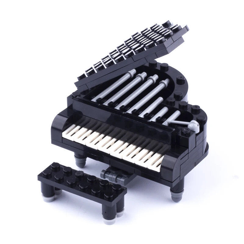 MOC City House Furniture Piano TV Sofa Parts for Lego Sets Building Blocks Set