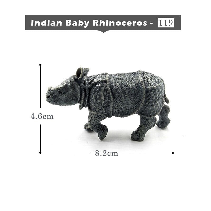 1pc Okapi Sheep Deer Crocodile Lynx Koala Animal Miniature Art Toy Figure Doll