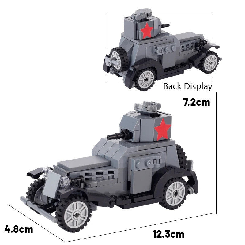 Military Weapon WW2 Green Gas Mask German Army Soldiers Building Blocks Toy DIY