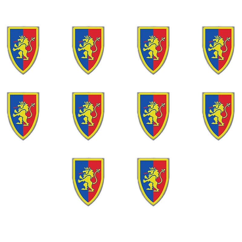 Medieval Military Army Soldier Shield Helmet For LEGO Building Blocks Brick Toy