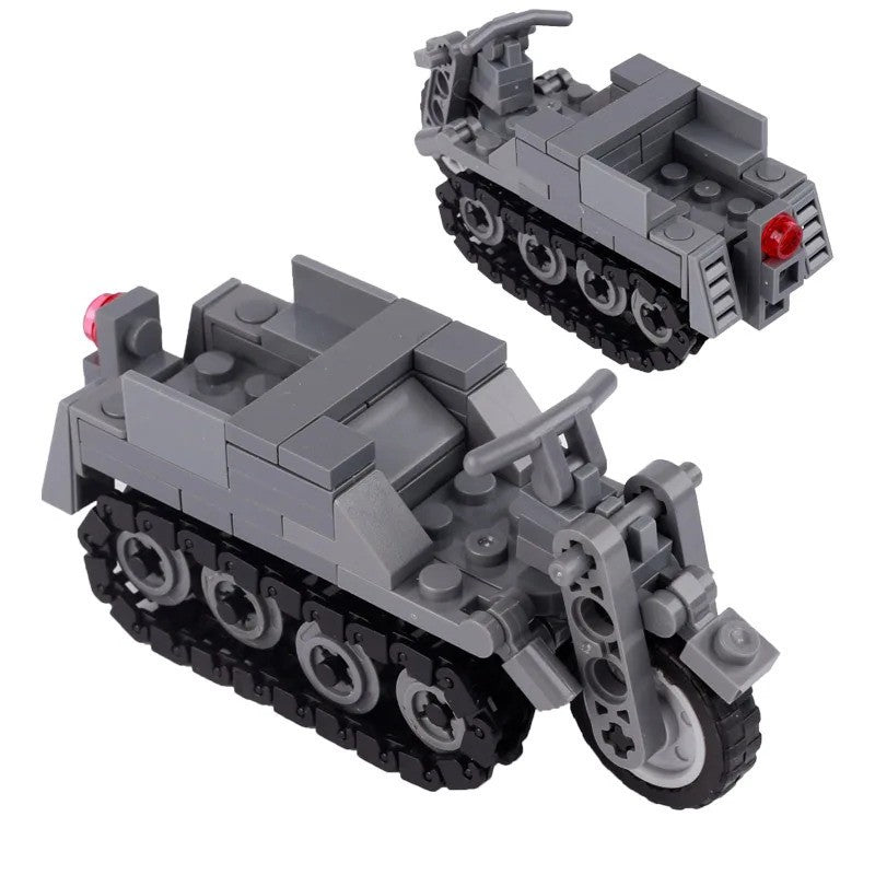 WW2 Military Tank Army Soldier Vehicle Car For LEGO Building Blocks Brick Toy