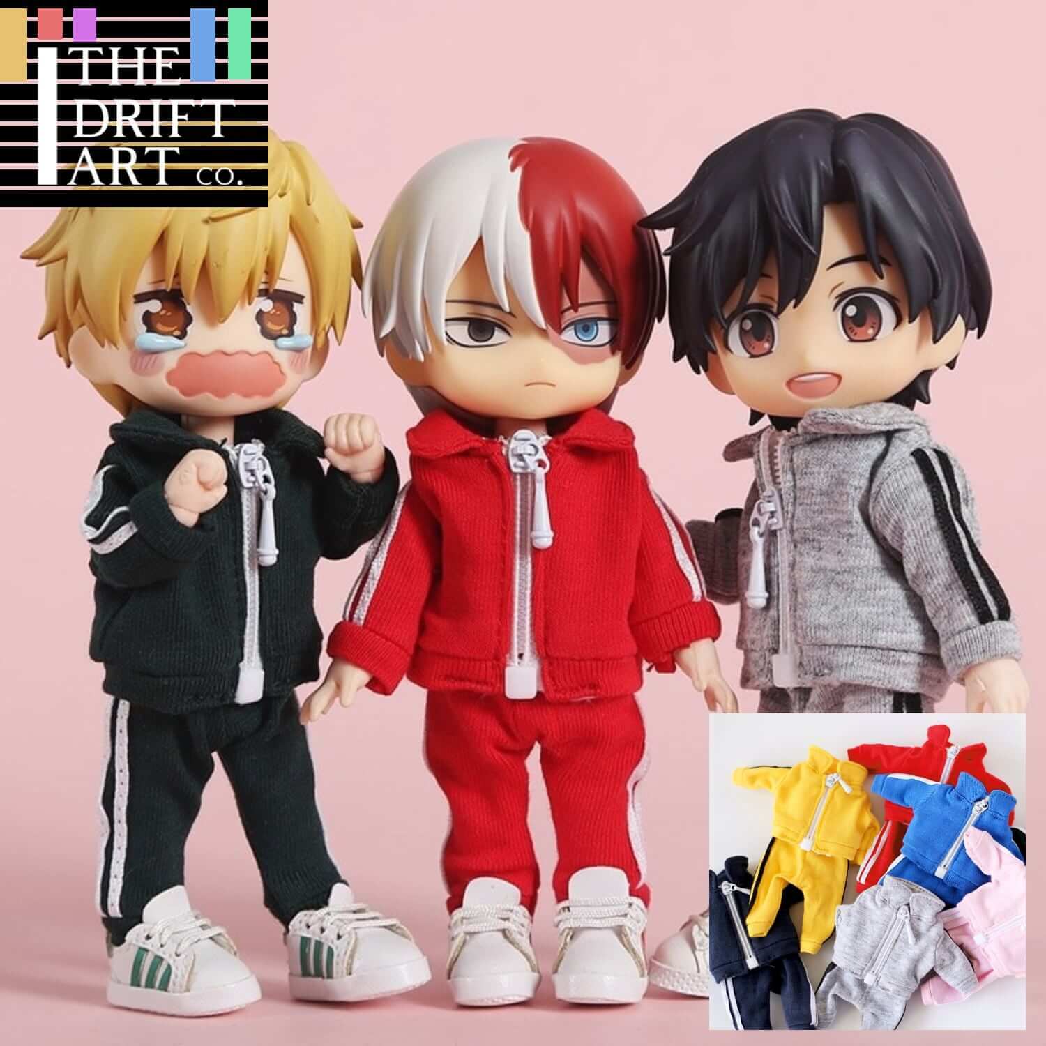 Clothes - Sportswear Tracksuit Outfit For 1:12 BJD doll OB Obitsu 11 Ymy Toy