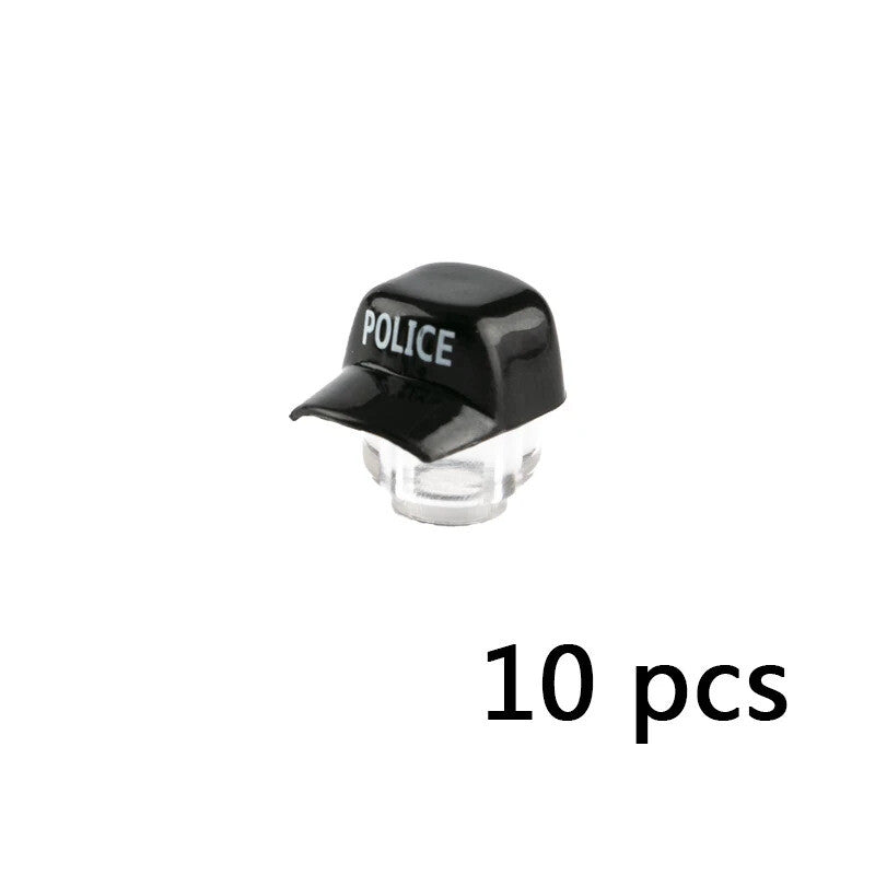 10pcs Military Soldier Trooper Helmet Hat Mask For LEGO Building Block Brick Toy