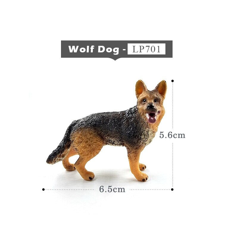 1pc Pig Cat Dog Rabbit Goat Sheep Duck Animal Miniature Art Toy Figure Doll