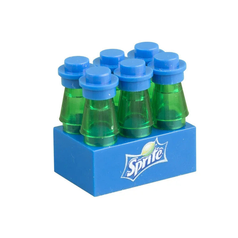 City Food Milk Wine Drink Bottle Supermarket 95228 for Lego Building Blocks Set