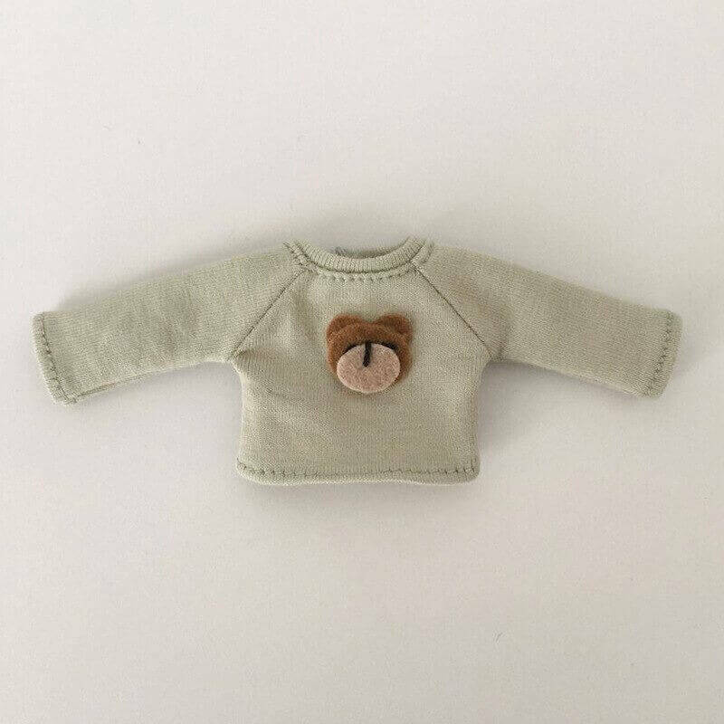 Clothes - Bear Long Sleeve Shirt For 1:12 BJD doll OB Obitsu 11 Ymy Toy
