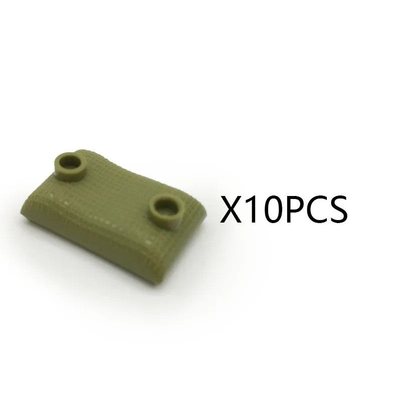 Military Oil Drum Fuel Tank Army War Scene For LEGO Building Blocks Brick Toy