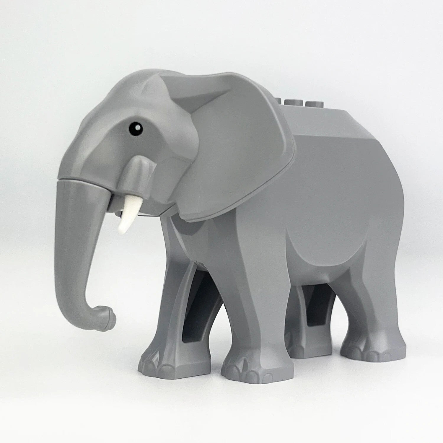 1pc MOC Elephant City Short Long Tusk Animals for LEGO Building Blocks Sets DIY