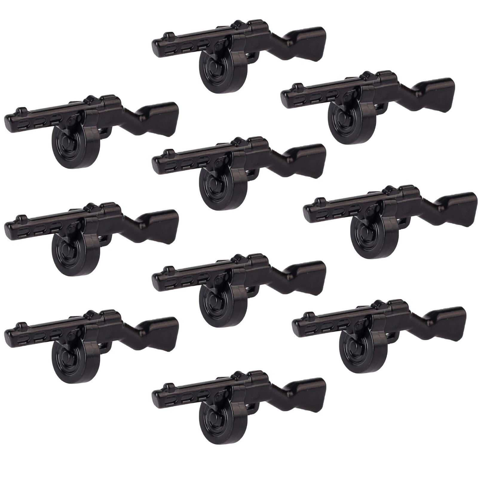 Military Soldier MOC WW2 Gun Arms 98K PPSH For LEGO Building Blocks Brick Toy