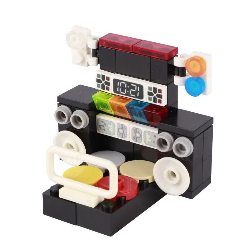 MOC City Poker Table Slots Chess Cards Game Room For LEGO Building Blocks Set