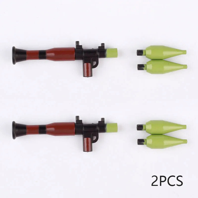 Military Soldier MOC WW2 Gun Arms 98K PPSH For LEGO Building Blocks Brick Toy