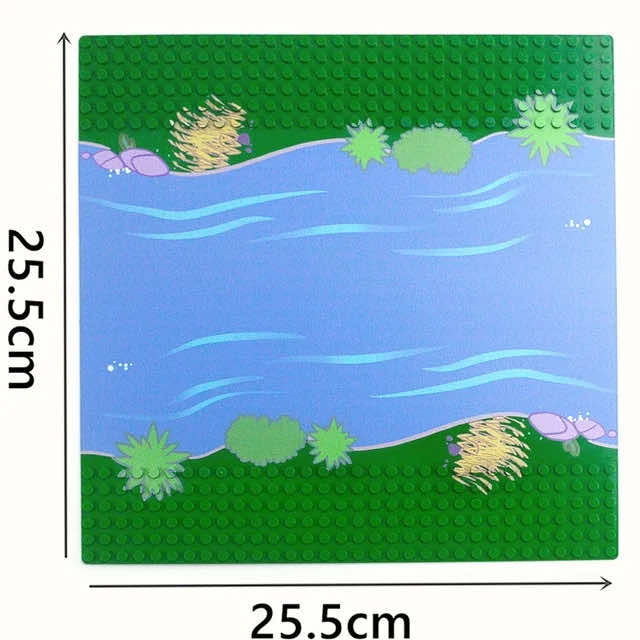 City Parts for LEGO Kits Tree Grass Flower River Base bricks Building Blocks DIY | The Drift Art Co. 26