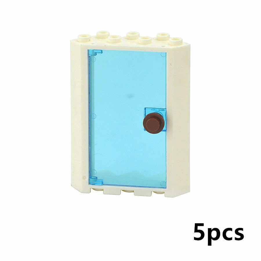House City Windows 4x4x6 Doors 28327 Door Parts for Lego Building Block Sets DIY | The Drift Art Co. 8