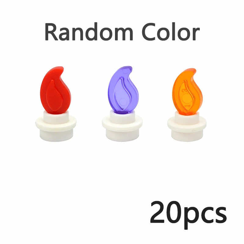 City Food Bonfire 7762 37775 Candle Flame part for Lego Sets Building Block Sets 16 | The Drift Art Co.